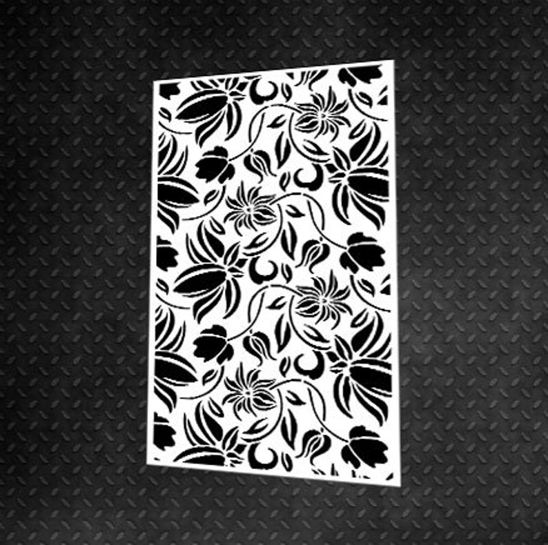 Flower Painting Stencil, Reusable Flower Stencils for Painting ...