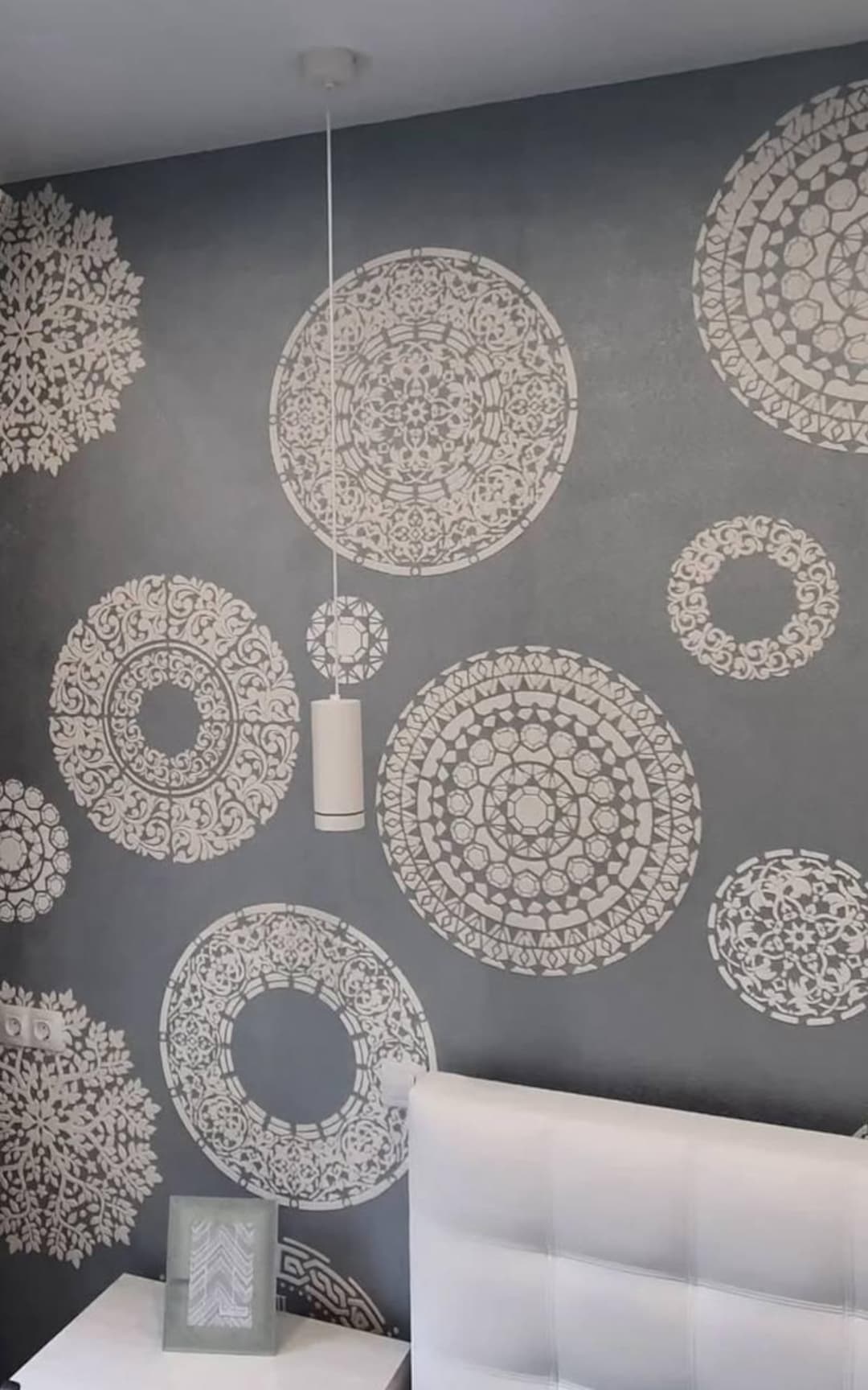Wall Stencil Pattern, Mandala Stencil, Moroccan Stencil, Reusable DIY ...