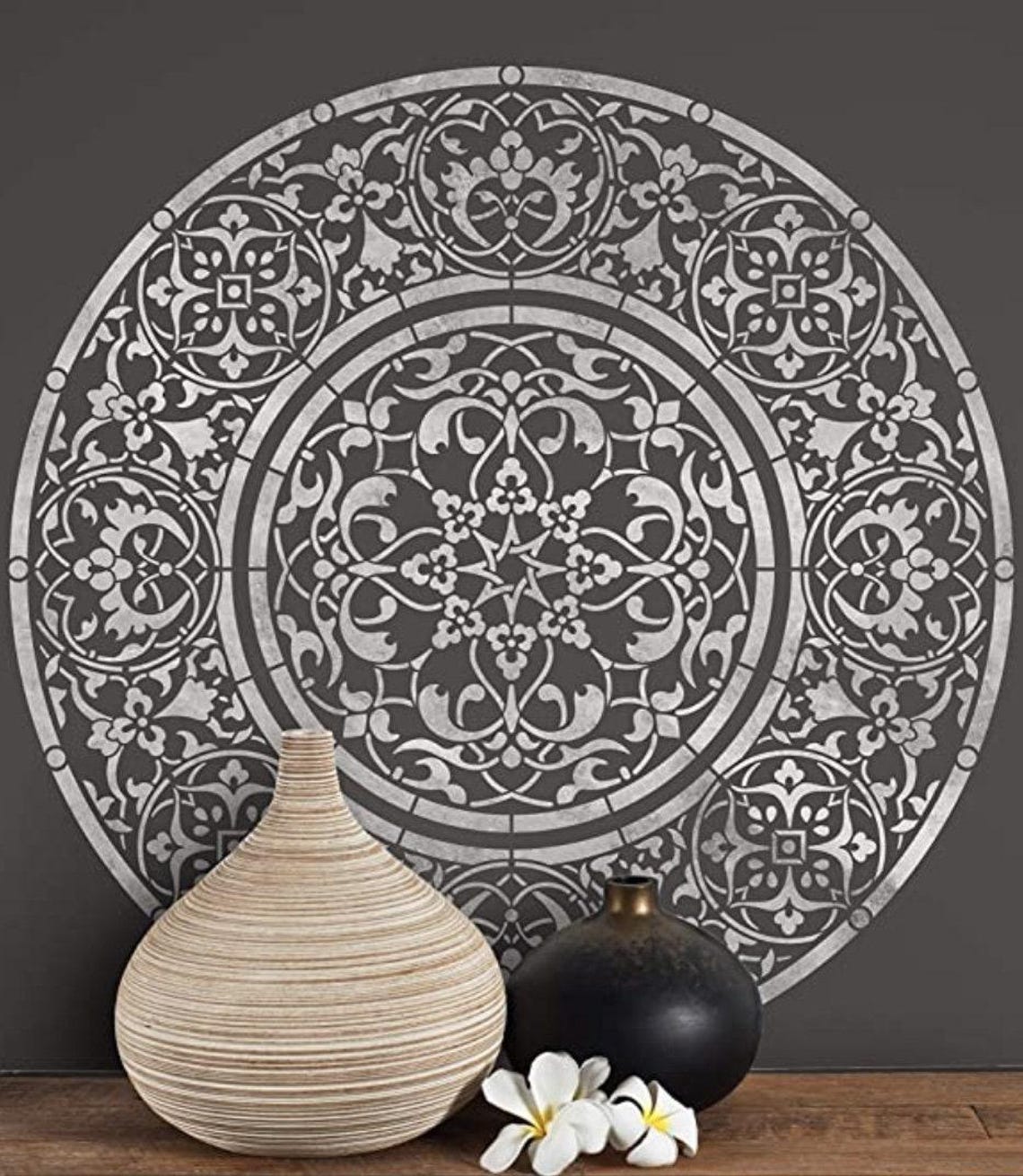 Mandala Stencil, Moroccan Stencil, Wall Stencil Pattern, Reusable DIY ...