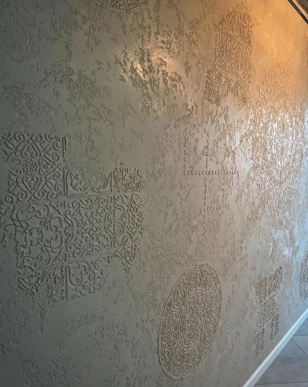 Wall Stencil Set, Geometric Pattern Stencils, Stencils for Plaster ...