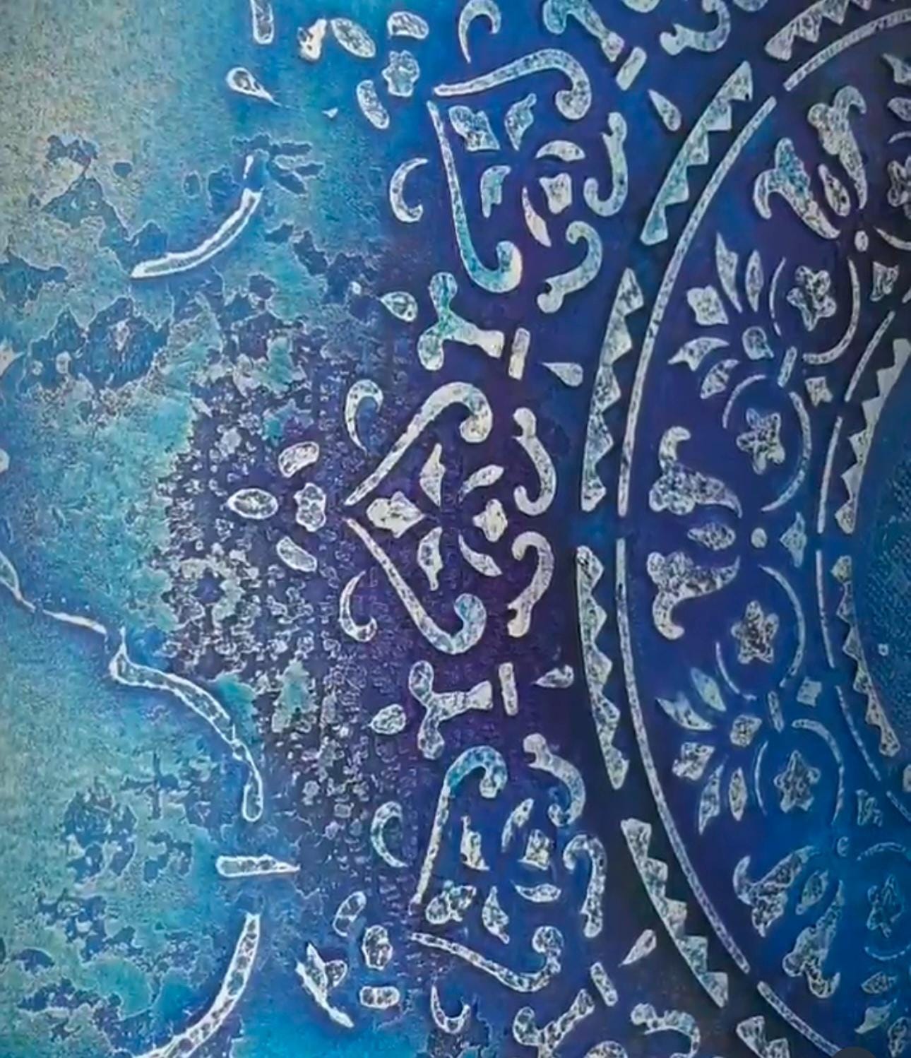 Stencil Set Accent Wall Design Large Mandala Pattern Wall Paint Stencil ...