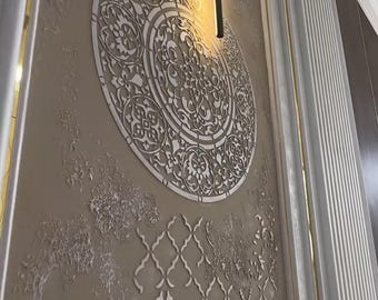 Decorative Wall Stencils Set, Mandala Damask Eastern Patterns, Large Reusable Stencils, DIY Home Decor, Furniture Painting Craft Art