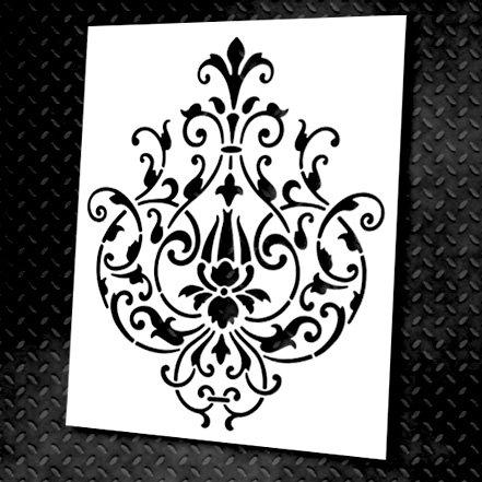 Damask Wall, Damask Wall Stencil, Wall Damask Stencils, Home Decor ...