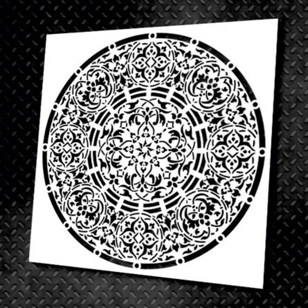 Mandala Stencil, Moroccan Stencil, Wall Stencil Pattern, Reusable DIY ...