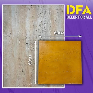 Dekorative Gips-Stempelmatte, Abdruck mit Steineffekt für Wände und Decken, Travertin-Bernsteinbeschaffenheit, Polyurethan-Beschaffenheitsform