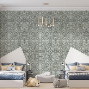 Modern Design Room, Design Stencils, Walls Classic Designs, Unique Design Room, Reusable and Washable Stencil, Concrete Wall Stencils