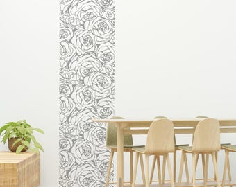 Rose Stencils, Home Wall Stencil, DIY Interior Decor, Reusable Rose Flower Stencil, Kids Nursery Wall Stencil, Stylish Room Decoration