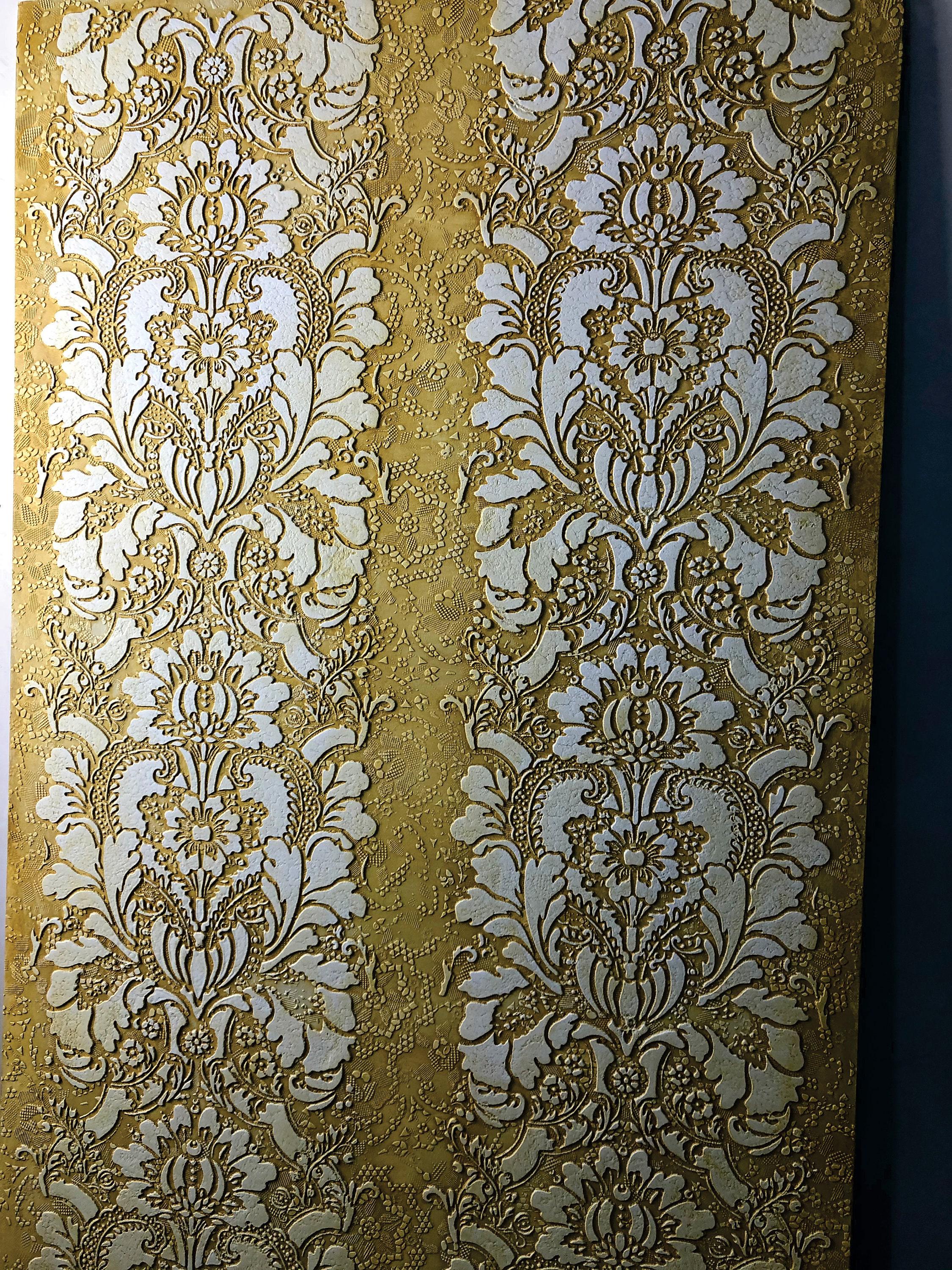 Damask Wall Stencil, Reusable Stencils for Wall, DIY Home Decor, Unique ...