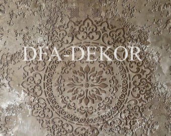 Mandala Stencil, Rangoli Stencil, Moroccan Stencil, Reusable DIY Craft Mylar Stencil, For Paint Floral Home Decor Wall Stencil, Damask Wall
