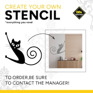 Personalized Stencils, Custom Stencil, Create Personalized Designs for DIY Projects, High-Quality Individual Stencils of Any Size and Design