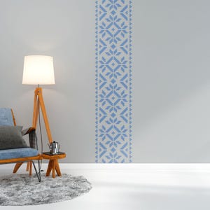 Border Wall Stencil, Home Wall Stencil, Geometric Stencils, Large Geometric Stencil for Walls, Room Decoration, Moroccan Wall Decor