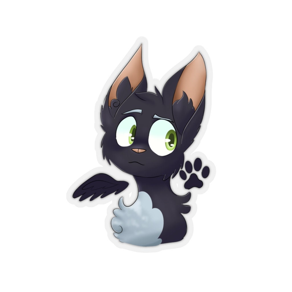 Ravenpaw Warrior Cat Fan Kiss-cut Sticker -  Israel