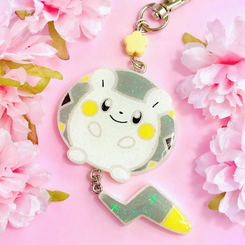 Kawaii Electric Mouse Keychain