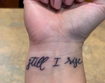 Calligraphy Tattoo Etsy