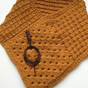 Lace and Ladders Neck warmer PDF knitting pattern