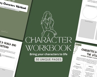 Character Workbook | Digital or Printable Writing Planner