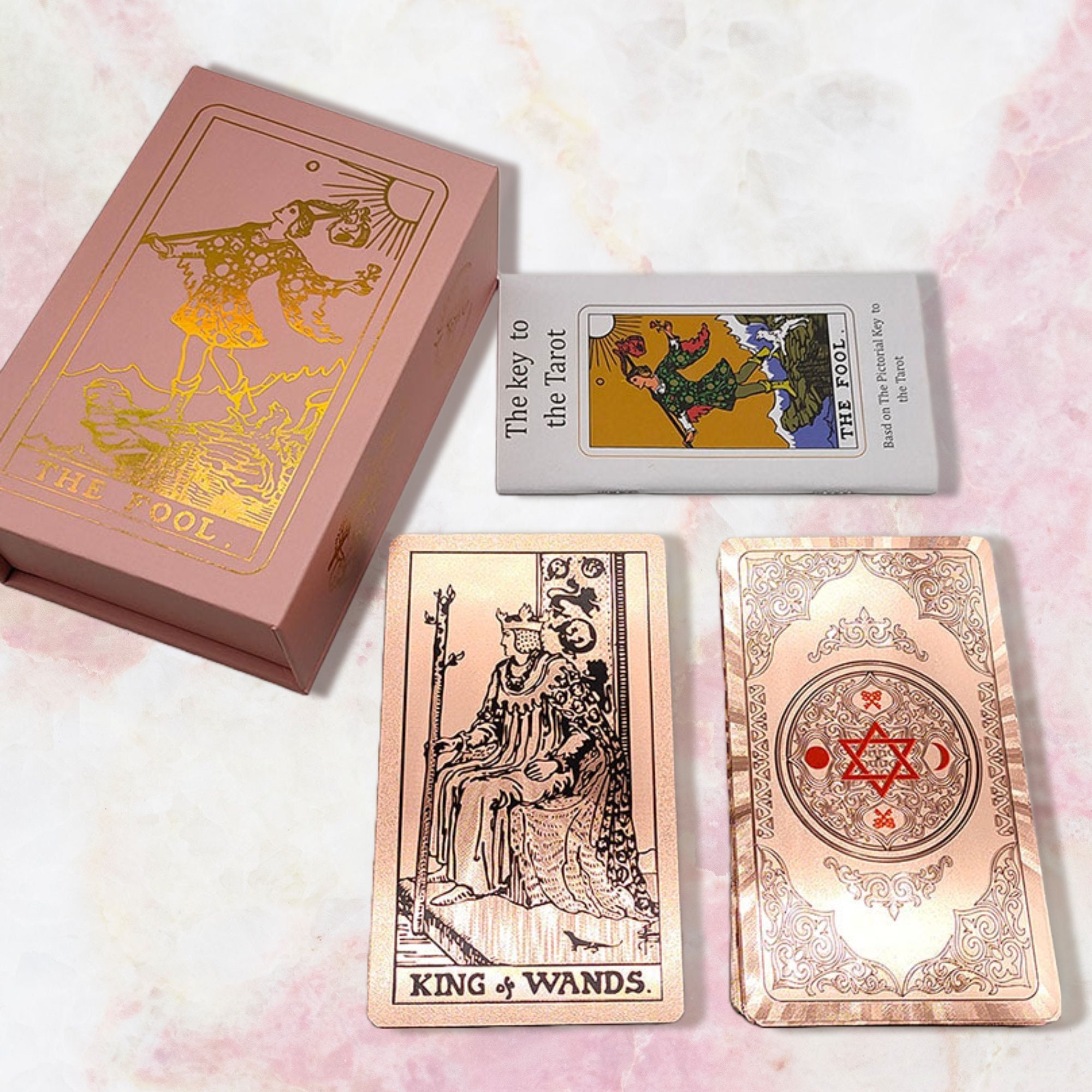 Coffret Tarot Spirituel 78 cartes - Boîte ou accessoire - Cristina