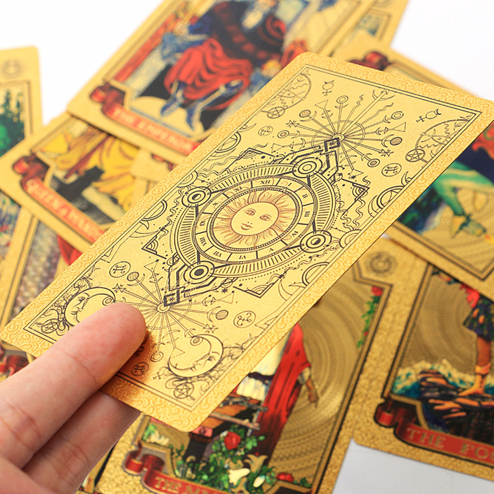 Gold Foil Tarot Deck Universal Waite Neo Rider Divination Etsy UK