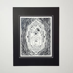 Haunted Mansion Giclee Print - Stretching Portrait Tightrope Walker/Sally Slater Alligator
