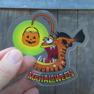 Clear Mahaloween Sticker