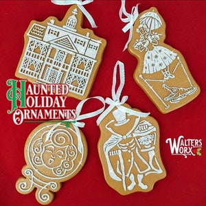 Haunted Mansion &quot;Gingerbread&quot; Christmas Ornaments