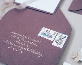Handwritten Custom Calligraphy Envelopes