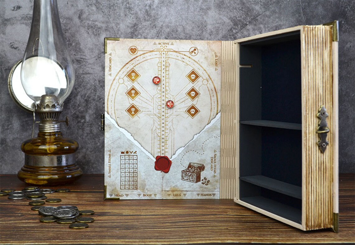 Gloomhaven/Frosthaven Book Box Storage and Playmat Etsy