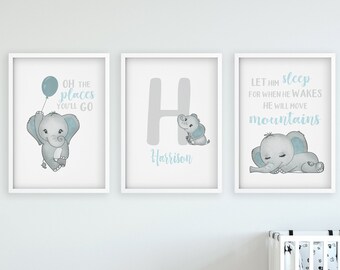 elephant boy nursery decor