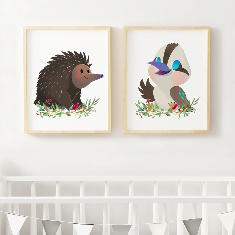 Australian Animals Nursery Art Native Animals Prints Etsy Australia