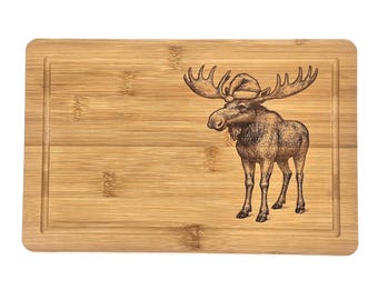 Holiday Moose Serving Board, Cutting Board, Gift