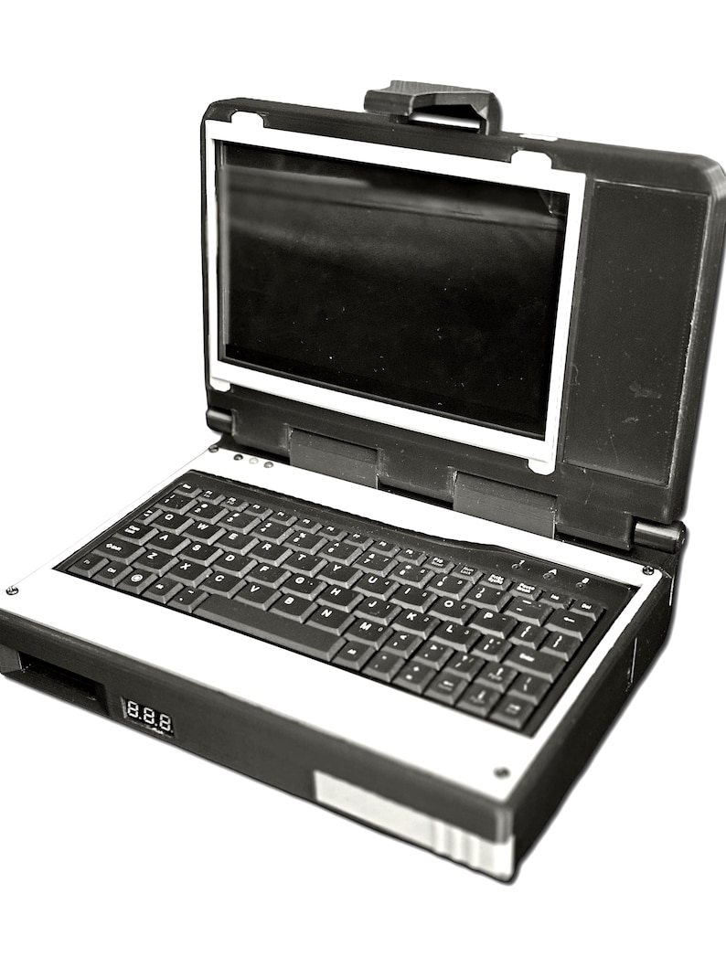 Raspberry Pi 5 Cyberdeck Kit: Pi Station Frame, Fits a 7" DSI Screen image 11