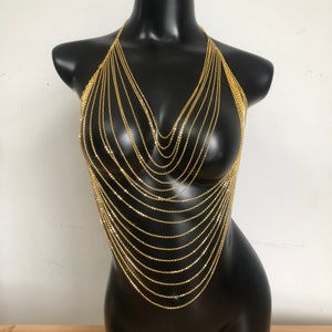 Gold Bra Chain -  Australia