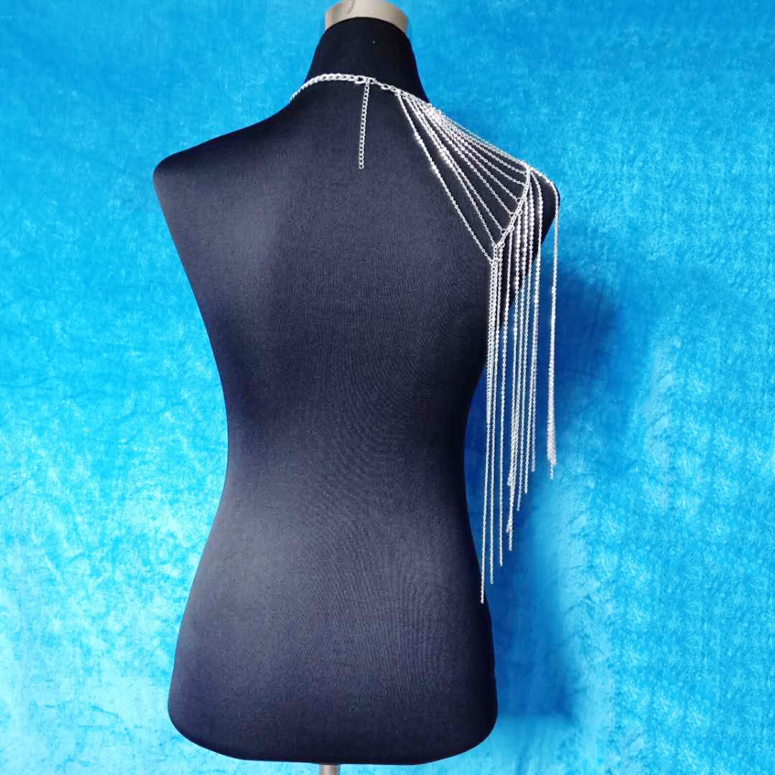 Gold Shoulder Chain Shoulder Necklace Body Chain Tassel Etsy