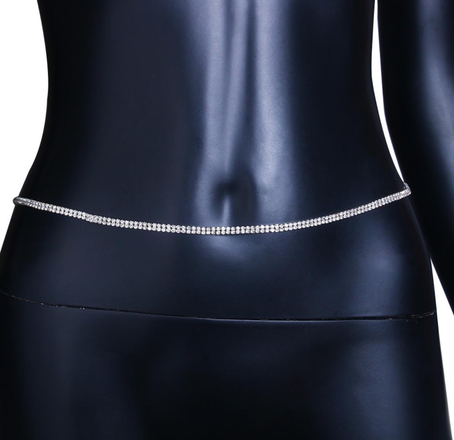 Shiny waist chain belly dance chain bikini body jewelry Etsy