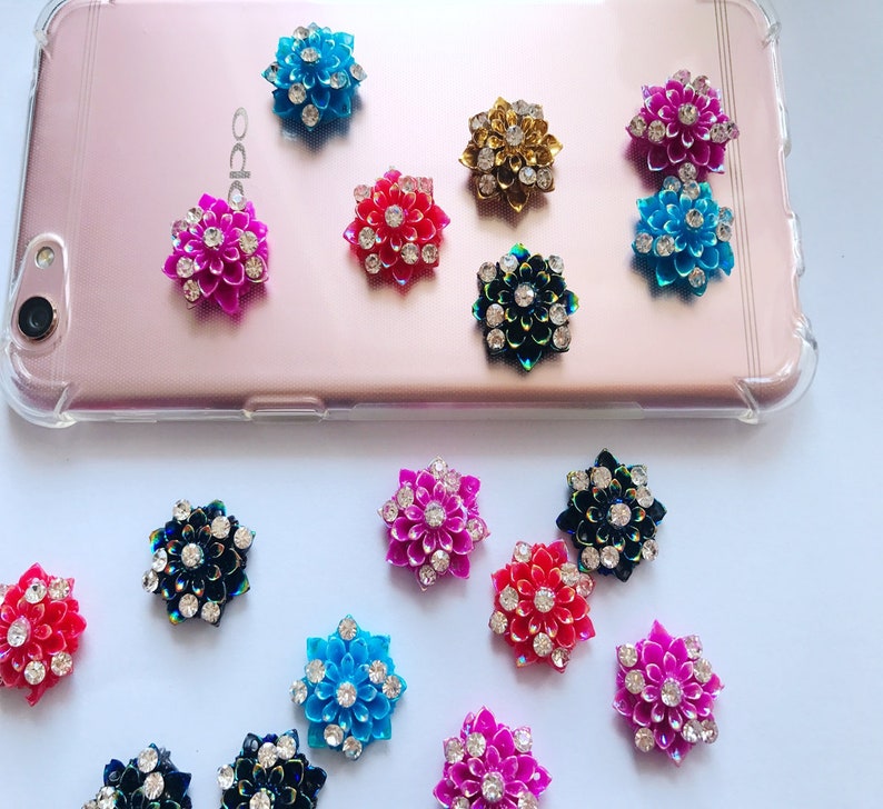 New Multicolor 3D Diamond Flat Bottom Double Hole Hand Sewn Diamond 21mm Handmade DIY Clothing Accessories