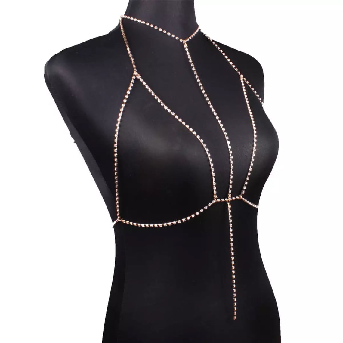 Body chain body jewelry bikini body jewelry gold necklace Etsy