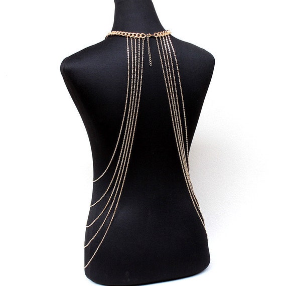 Black clearance body chain