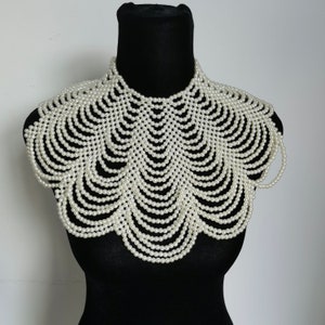 Luxury pearl body chain-body chain fashion shawl personality necklace adjustable body jewelry