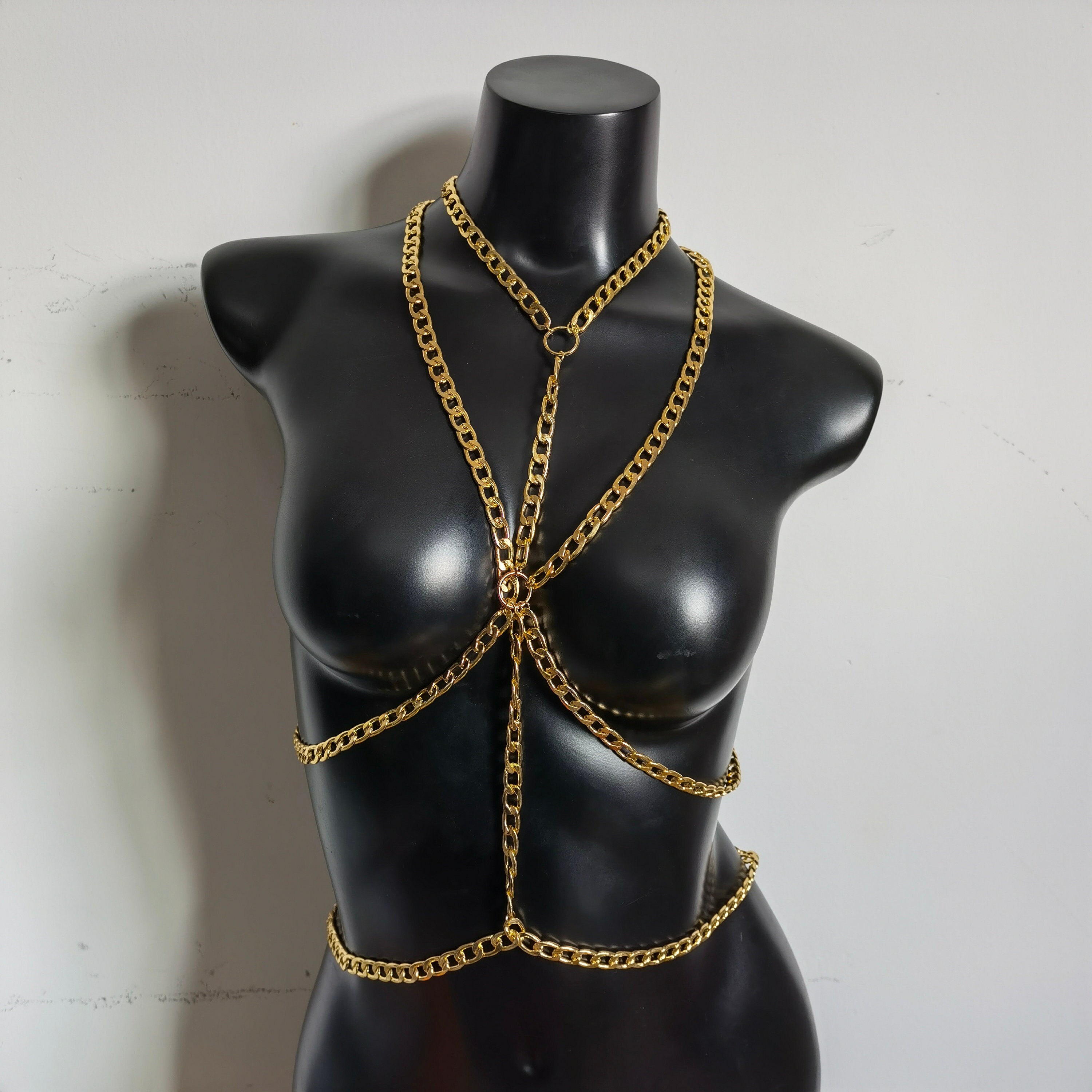 Metal chain best sale bikini