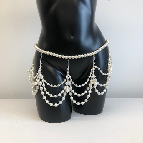 Chaîne de taille en perles, bijoux de ventre, Bikini, mode plage, carnaval, fête, Club, accessoires de corps, bijoux pour femmes et filles