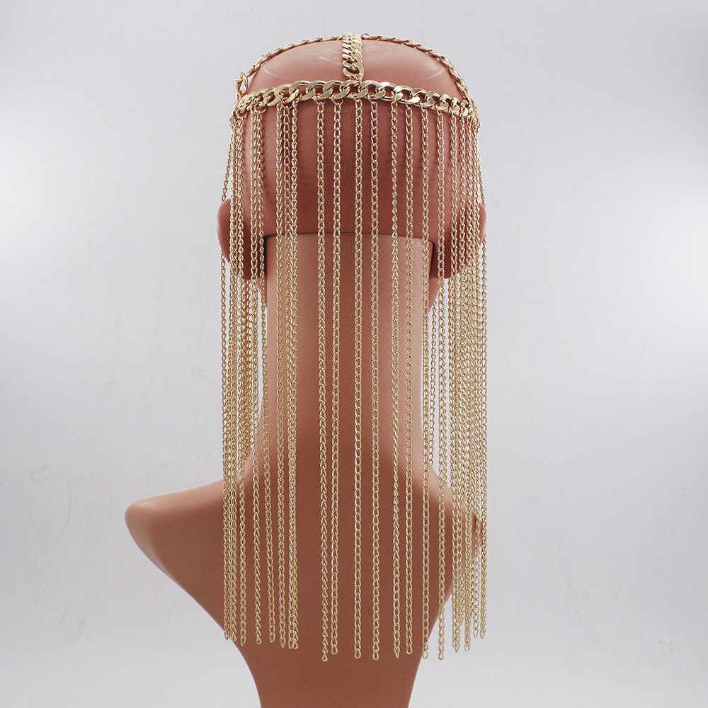 Women's fashion headdress chain chain headdress chain | Etsy