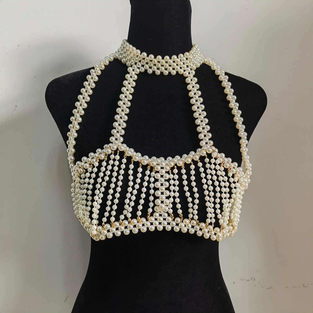 Pearl Bra Body Chain -  Canada