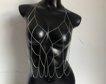Neck to Belly Chain - Etsy