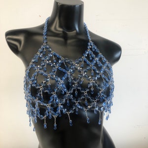 Crystal body chain/customizable color