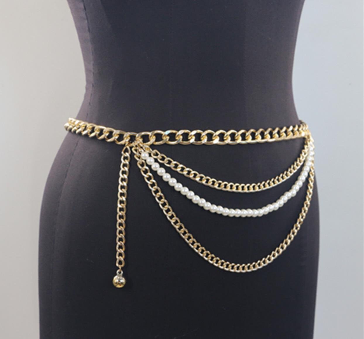 Women's Body Chain Jewelry Waist Chain Pearl Waist Chain | Etsy