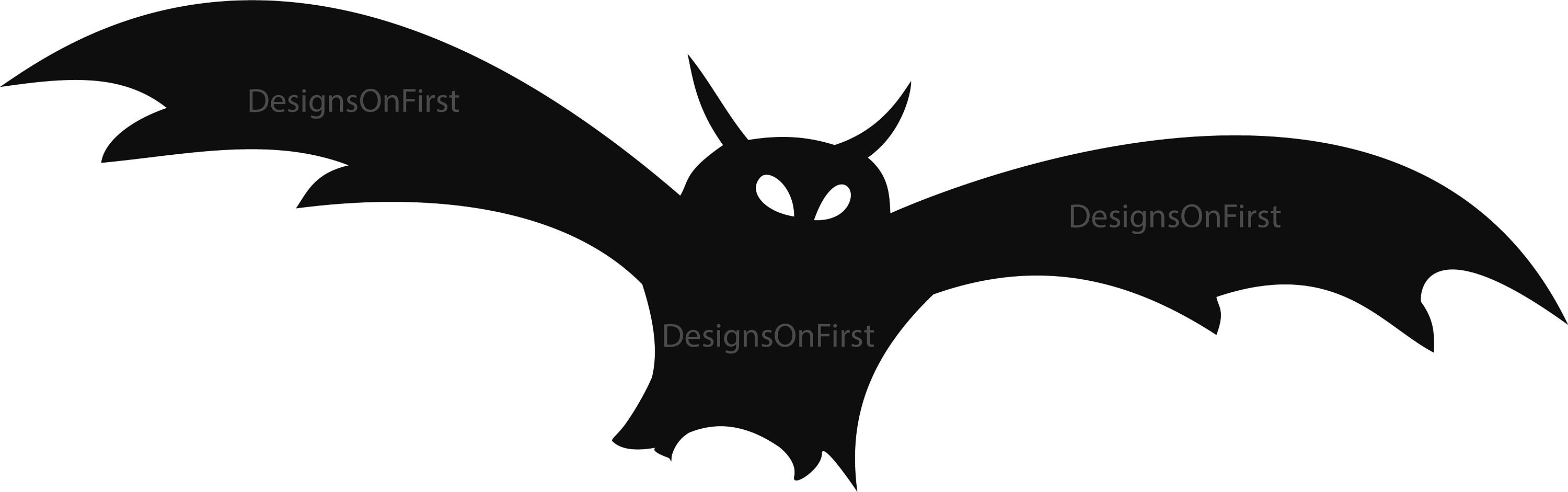 Halloween Spooky Bats SVG Bats Clip Art Bats Cricut and Etsy