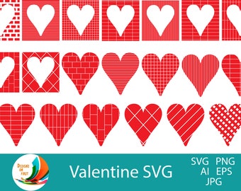 Valentine Gift for Her Svg | Valentine Bundle Svg | Cricut Cut Files | Valentine Heart Svg | Love Heart | Valentine Stickers