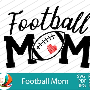 Football Mom SVG | Football SVG | Mom SVG
