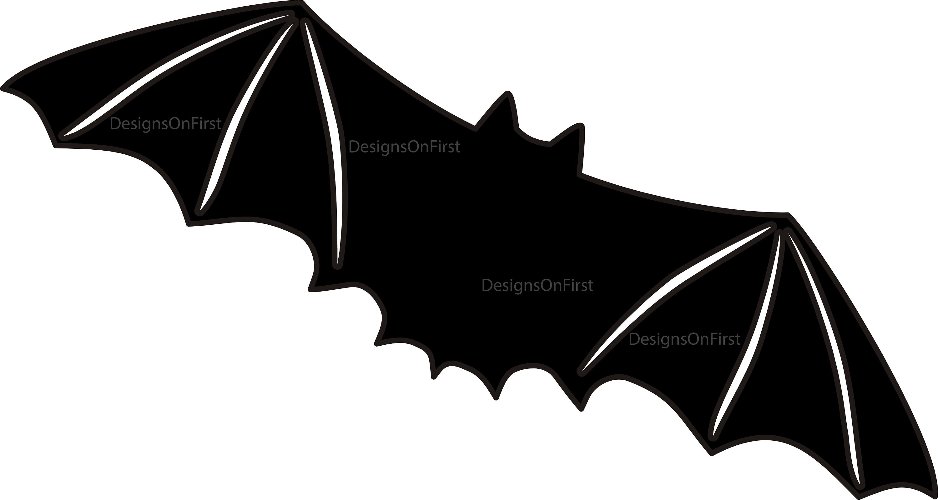 Halloween Spooky Bats SVG Bats Clip Art Bats Cricut and Etsy