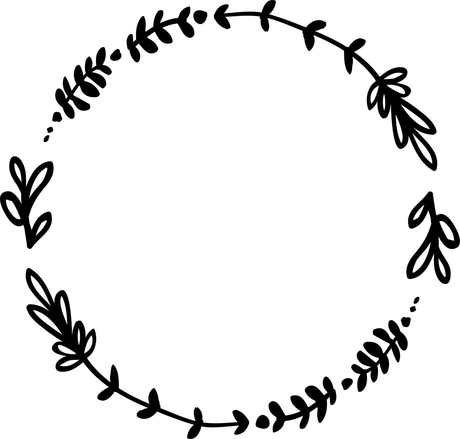 Floral Wreath Bundle Circle Wreath SVG Wedding Wreath SVG - Etsy